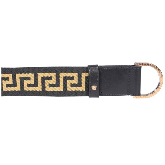 VERSACE GRECA INTARSIA D-RING BELT - Picture 3 of 6